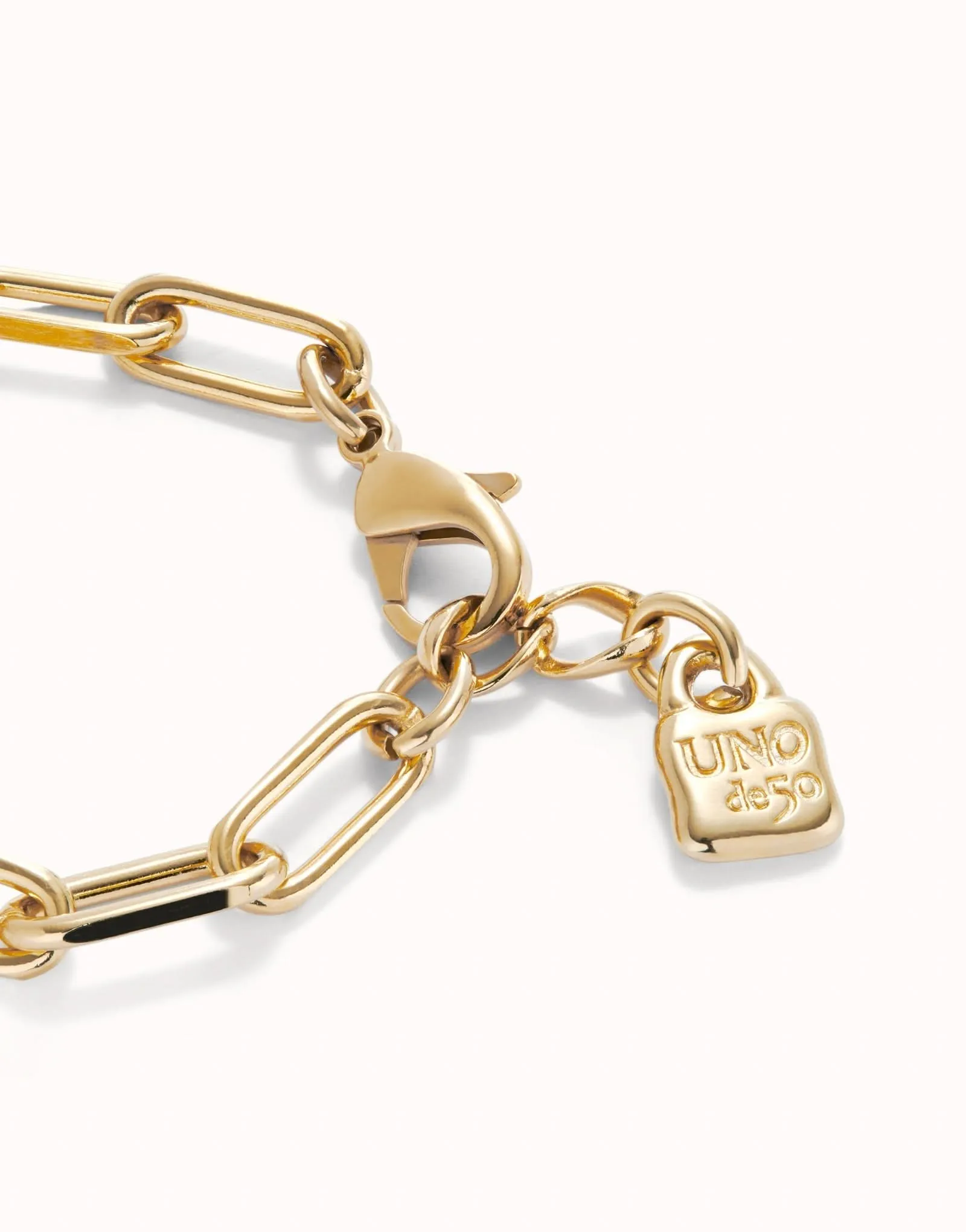 Bracelet en métal plaqué or 18 carats PUL2468ORO000 Unode50 Bijoux et accessoires