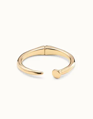 Bracelet Bangle en Or Plaqué 18k San Valentin PUL1821ORO0000 Bijoux et Accessoires Unode50