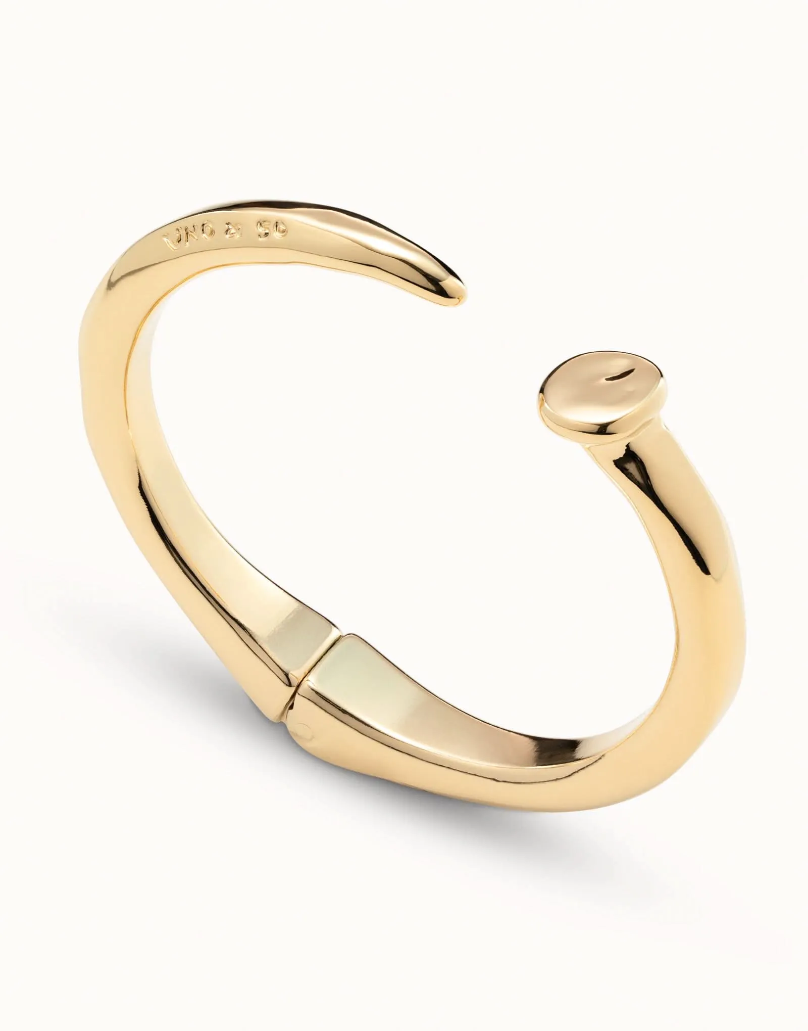 Bracelet Bangle en Or Plaqué 18k San Valentin PUL1821ORO0000 Bijoux et Accessoires Unode50