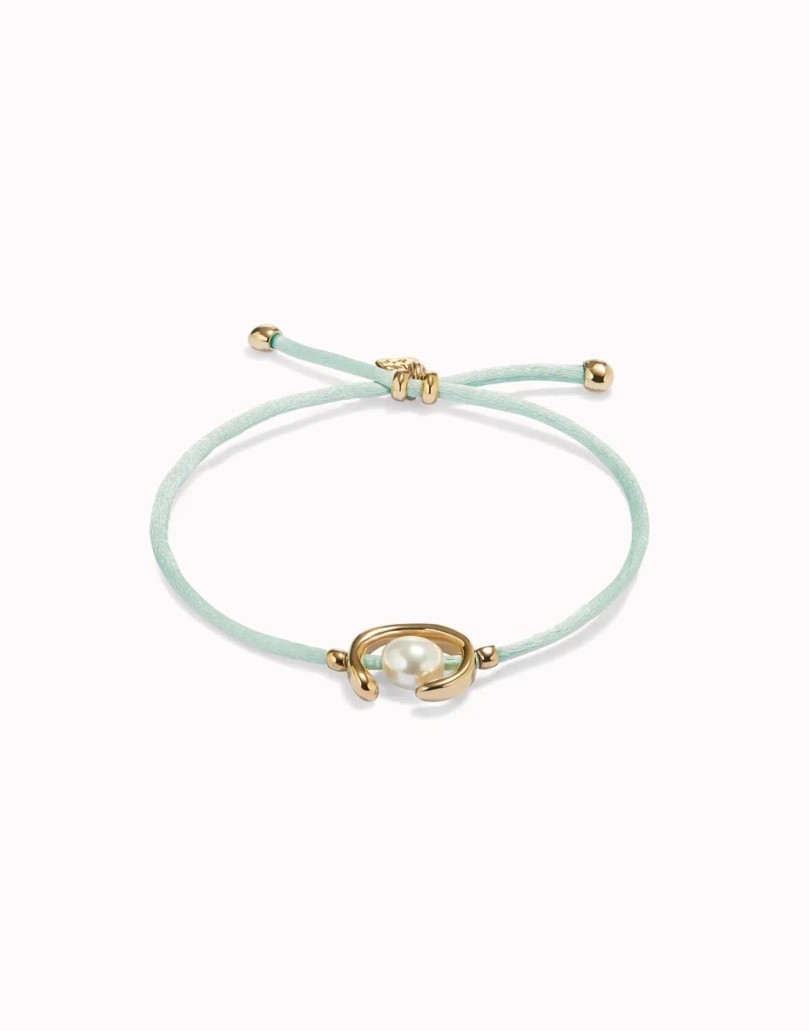Bracelet en or plaqué 18 carats Ser Diferente vert aqua PUL2505VDAORO0M Unode50 Bijoux et accessoires