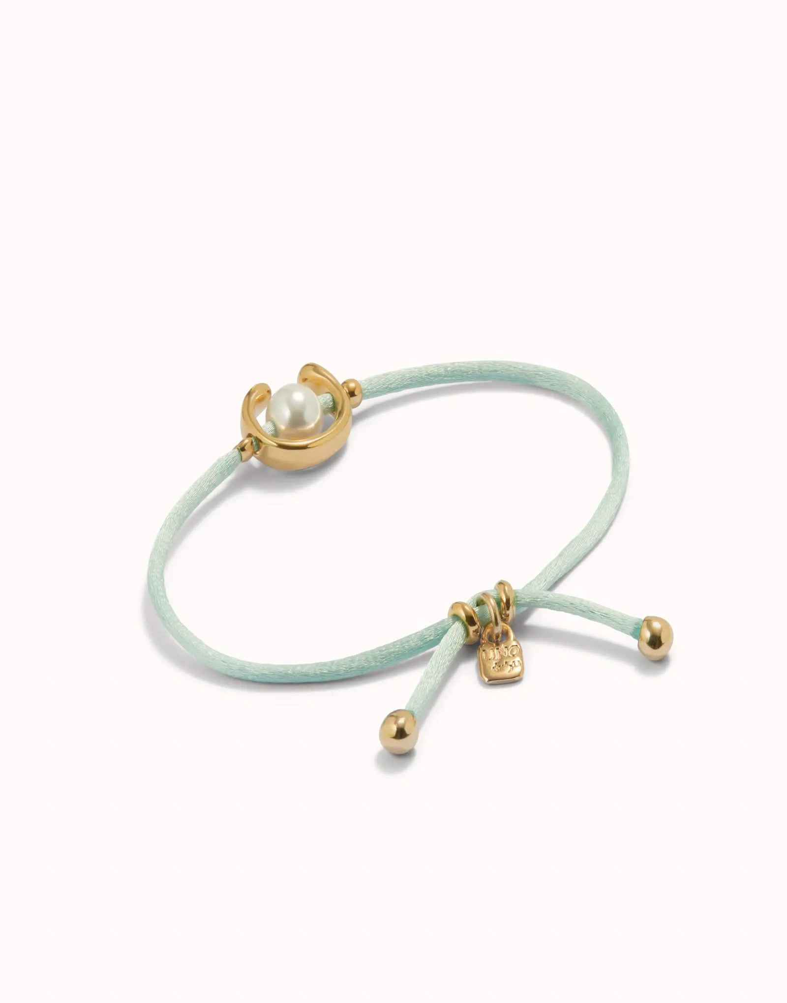 Bracelet en or plaqué 18 carats Ser Diferente vert aqua PUL2505VDAORO0M Unode50 Bijoux et accessoires