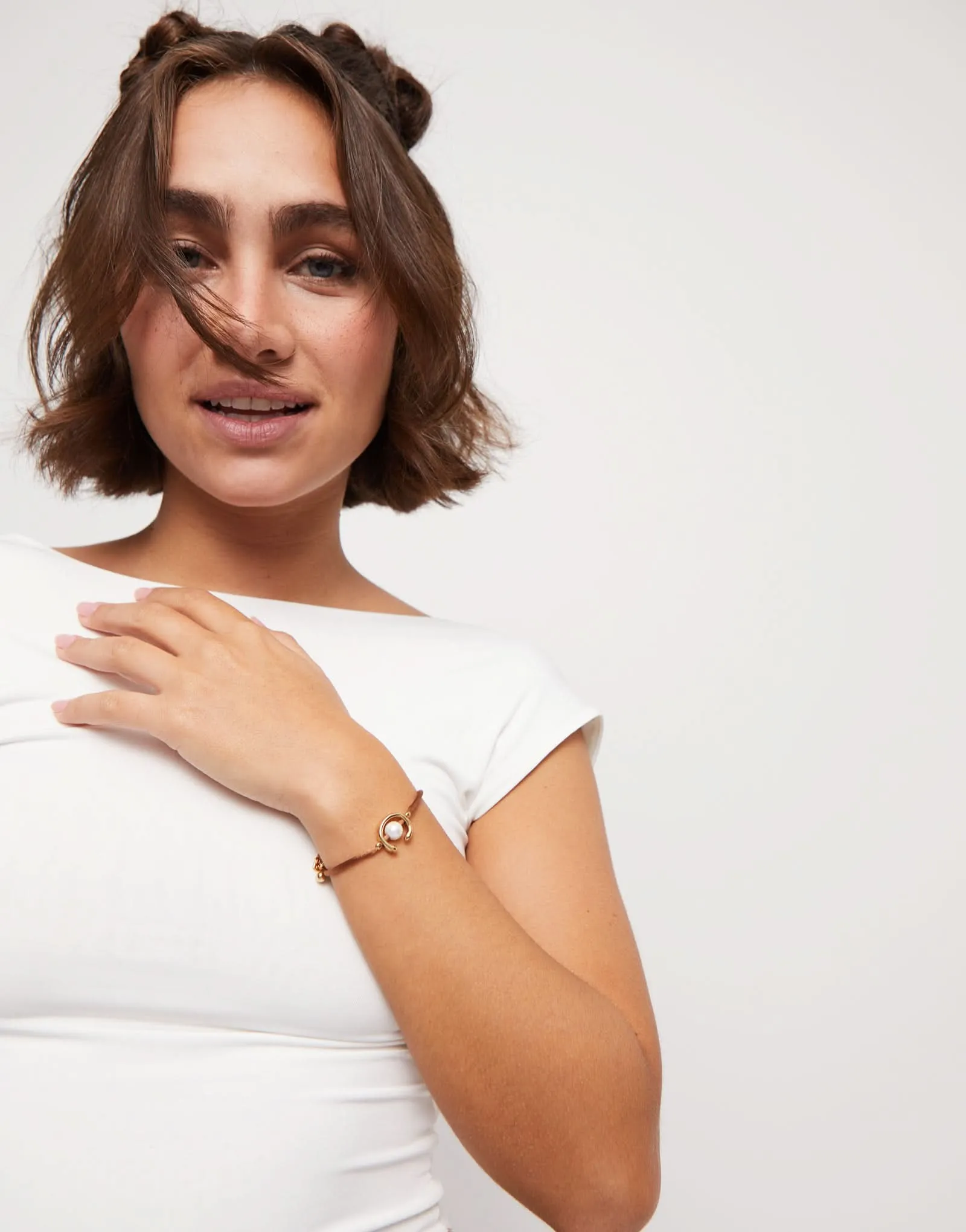 Bracelet en or plaqué 18k marron Ser Diferente PUL2505CAMORO0M Unode50 Bijoux et accessoires