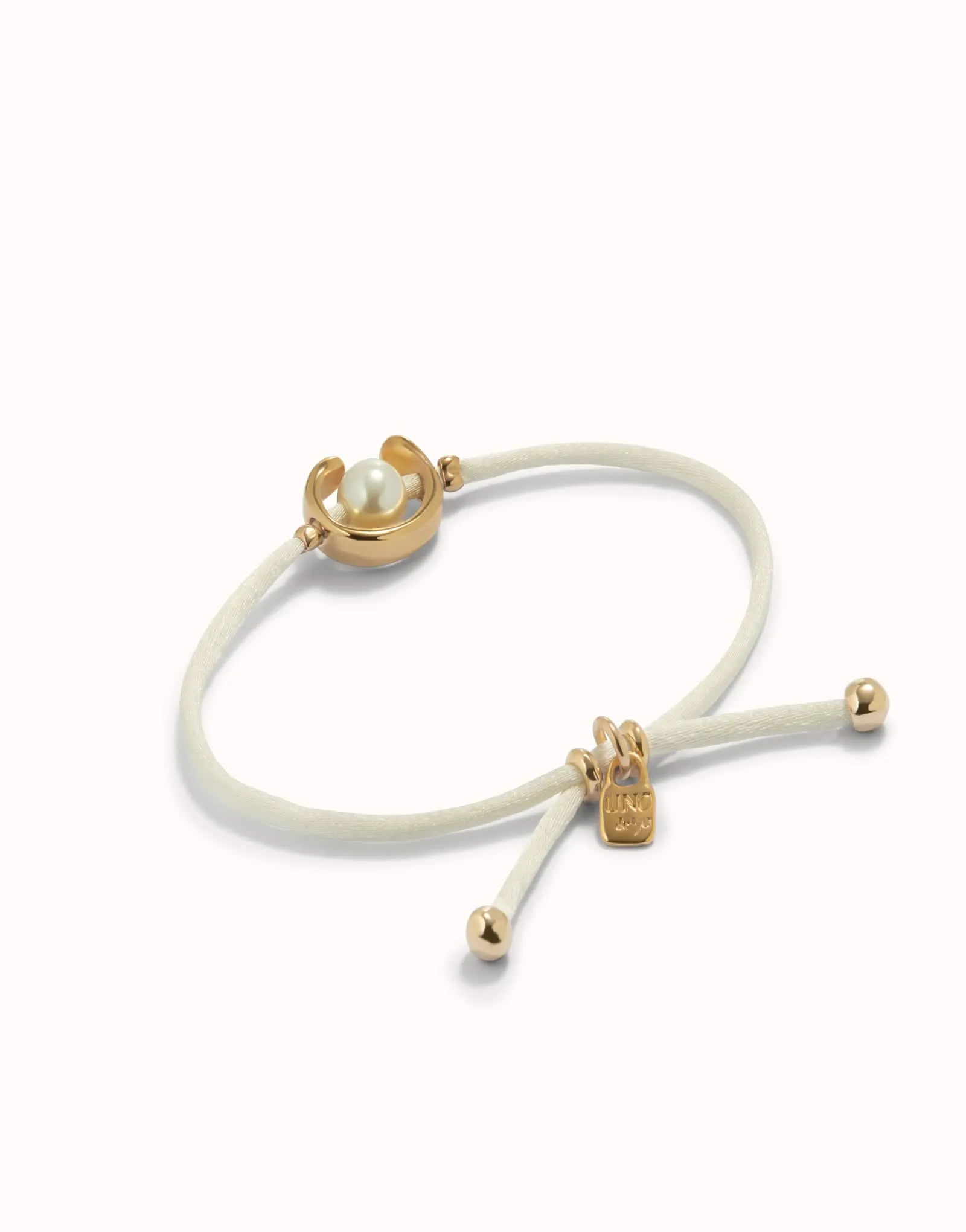 Bracelet en crème plaqué or 18k Ser Diferente PUL2505CREORO0M Unode50 Bijoux et accessoires
