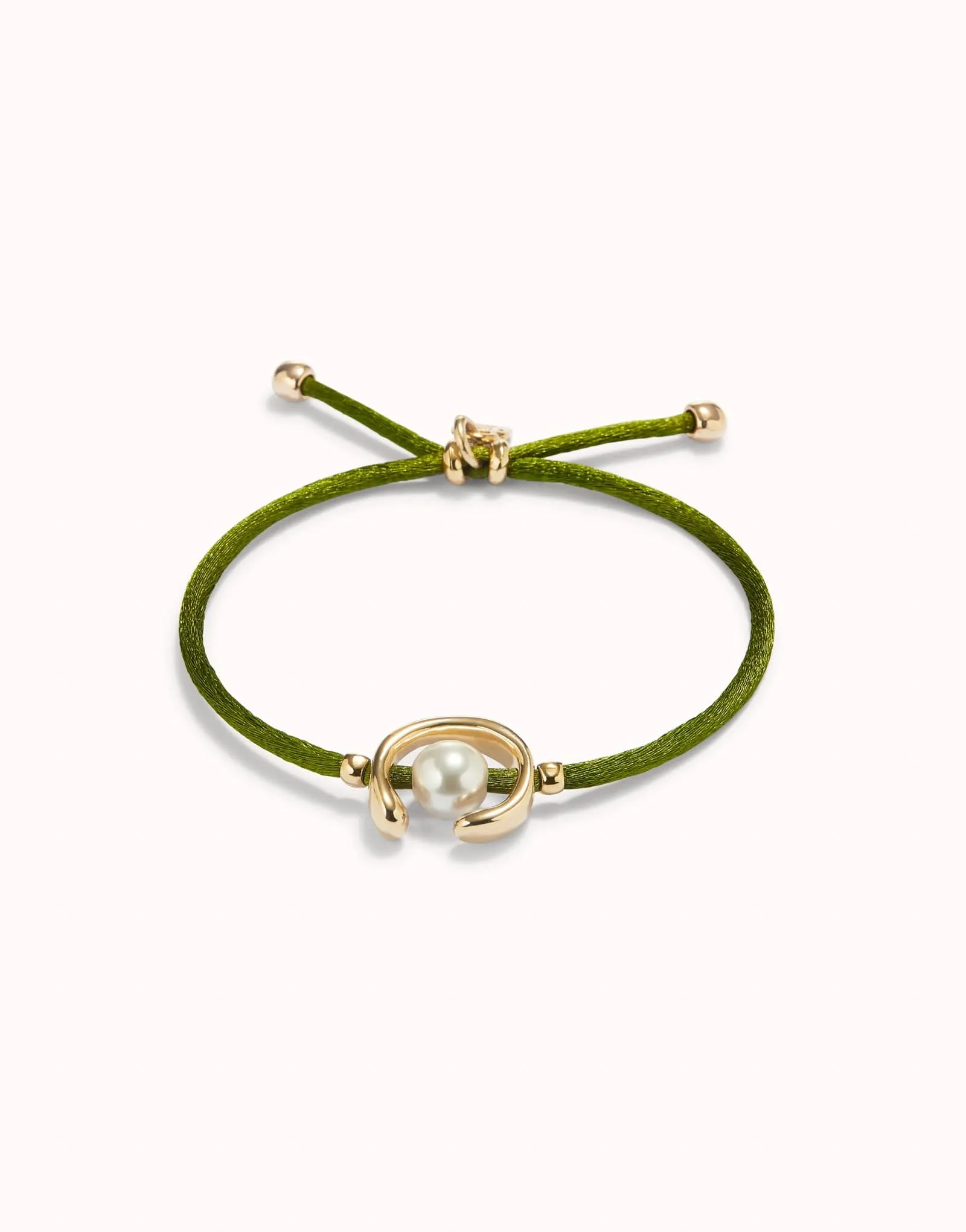 Bracelet plaqué or 18k Ser Diferente vert foncé PUL2505VDOORO0M Unode50 Bijoux et accessoires