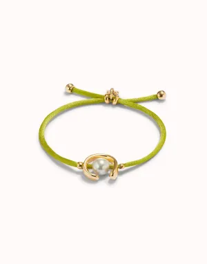Bracelet en or plaqué 18k vert lime Ser Diferente PUL2505VDLORO0M Unode50 Bijoux et accessoires