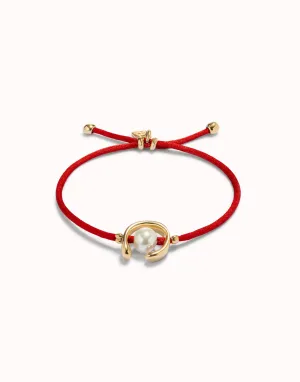 Bracelet Rouge Ser Diferente Plaqué Or 18k PUL2505ROJORO0M Bijoux Et Accessoires Unode50