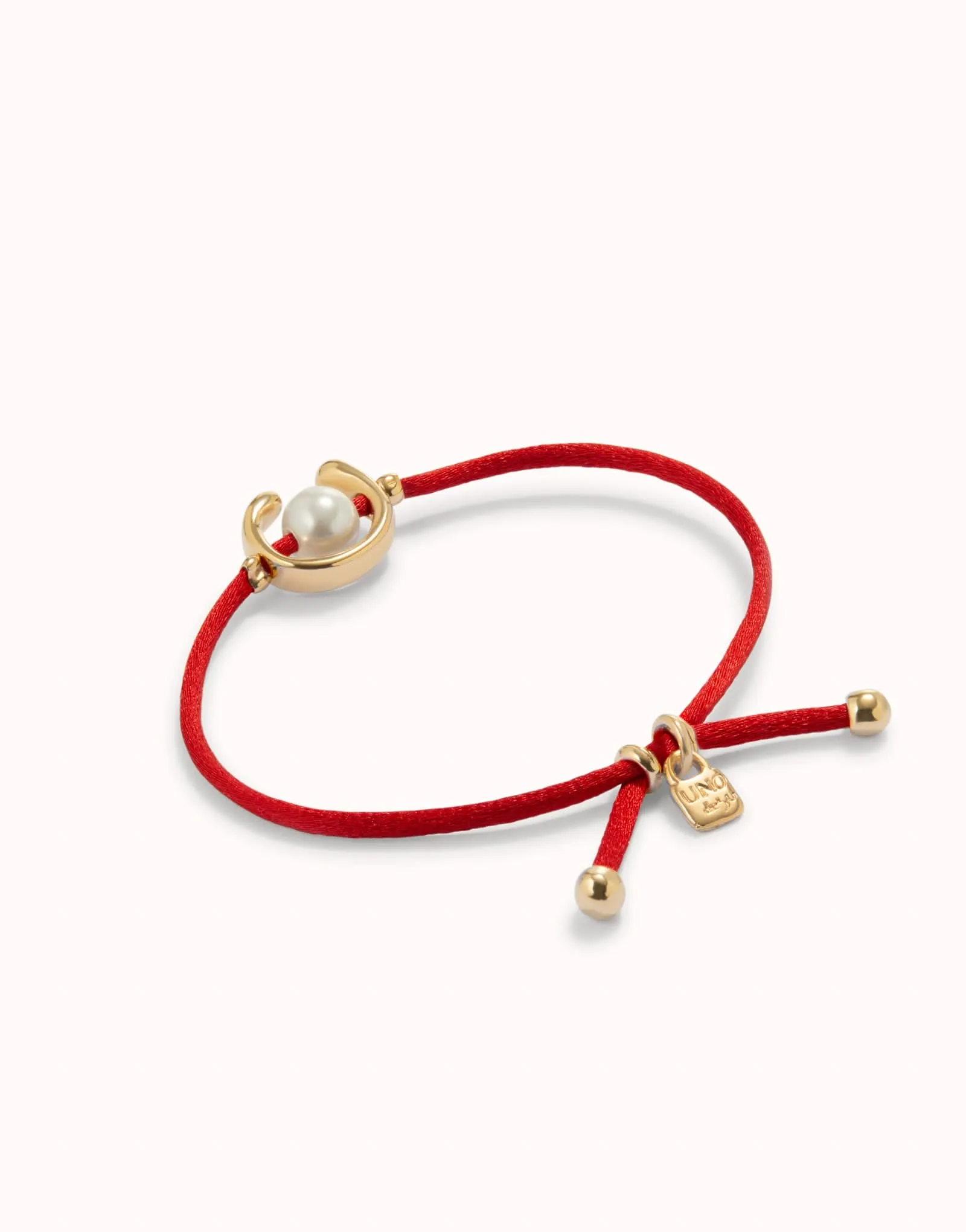 Bracelet Rouge Ser Diferente Plaqué Or 18k PUL2505ROJORO0M Bijoux Et Accessoires Unode50