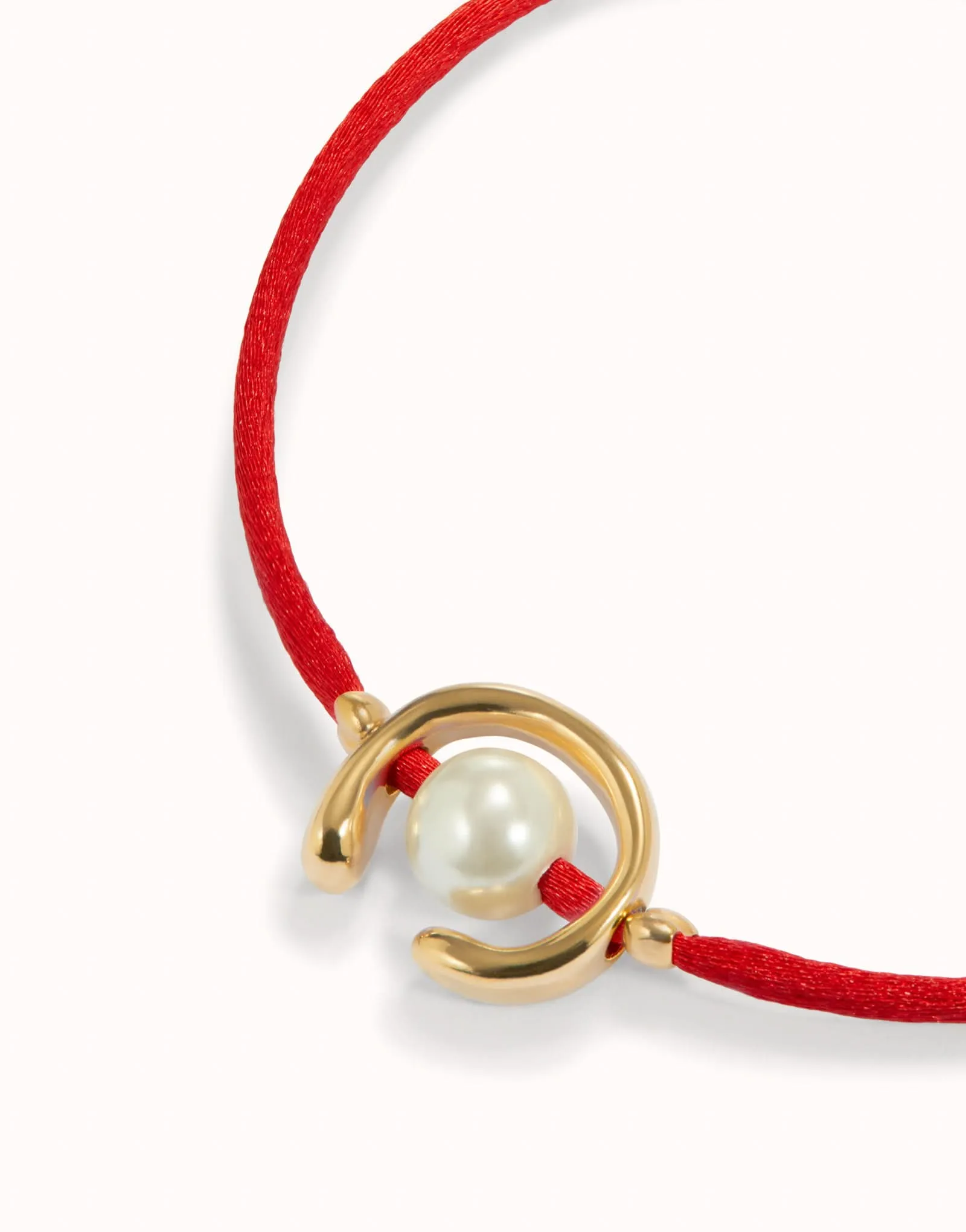 Bracelet Rouge Ser Diferente Plaqué Or 18k PUL2505ROJORO0M Bijoux Et Accessoires Unode50
