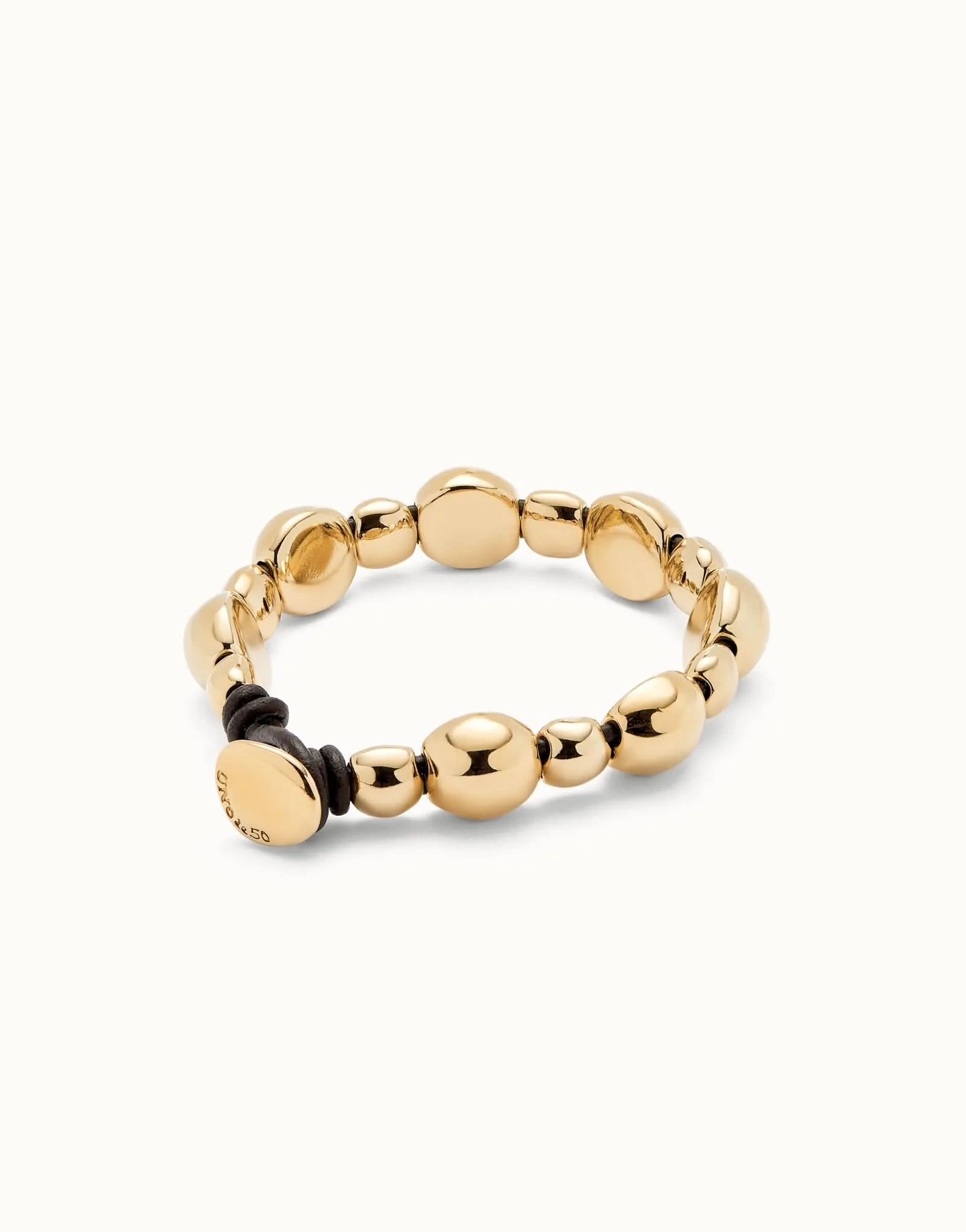 Bracelet en or plaqué 18 carats Ser Intrepida Or PUL2532ORO0000 Unode50 Bijoux et Accessoires