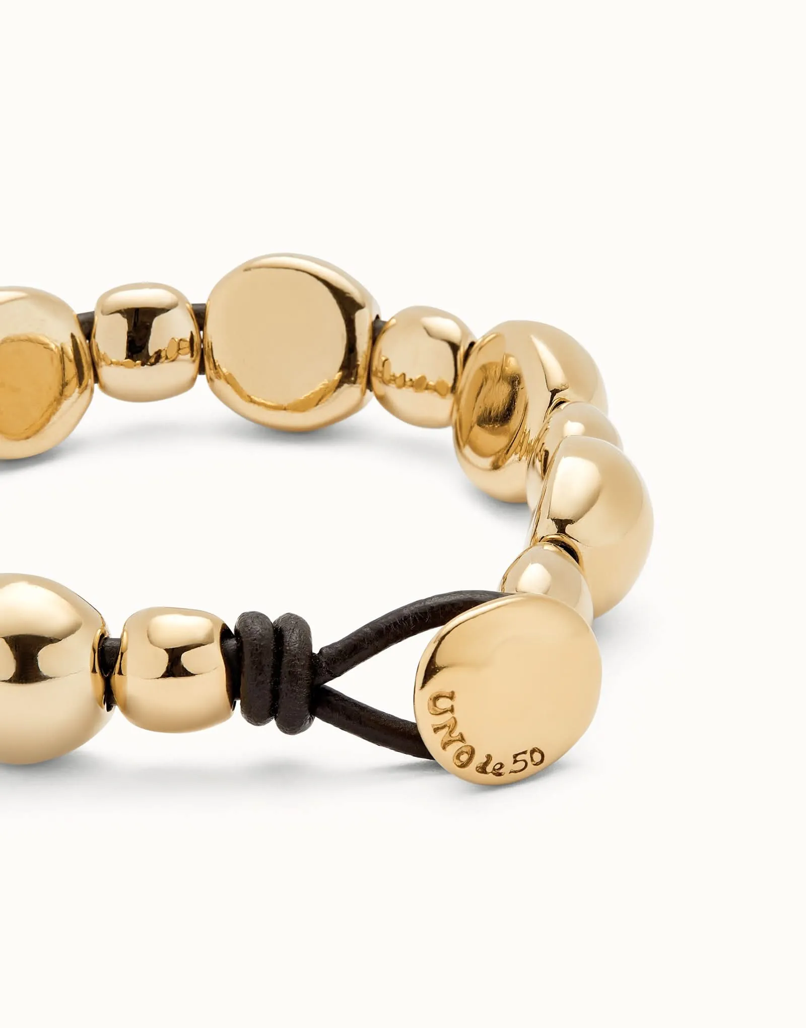 Bracelet en or plaqué 18 carats Ser Intrepida Or PUL2532ORO0000 Unode50 Bijoux et Accessoires