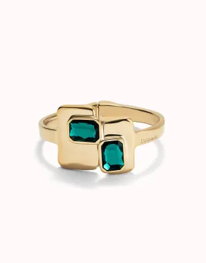 Bracelet Bangle Magnétique Vert Plaqué Or 18k PUL2486VRDORO0 Unode50 Bijoux Et Accessoires