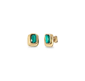 Boucles d'oreilles Ser Magnetica vert plaqué or 18k PEN0973VRDORO0U Unode50 Bijoux et accessoires
