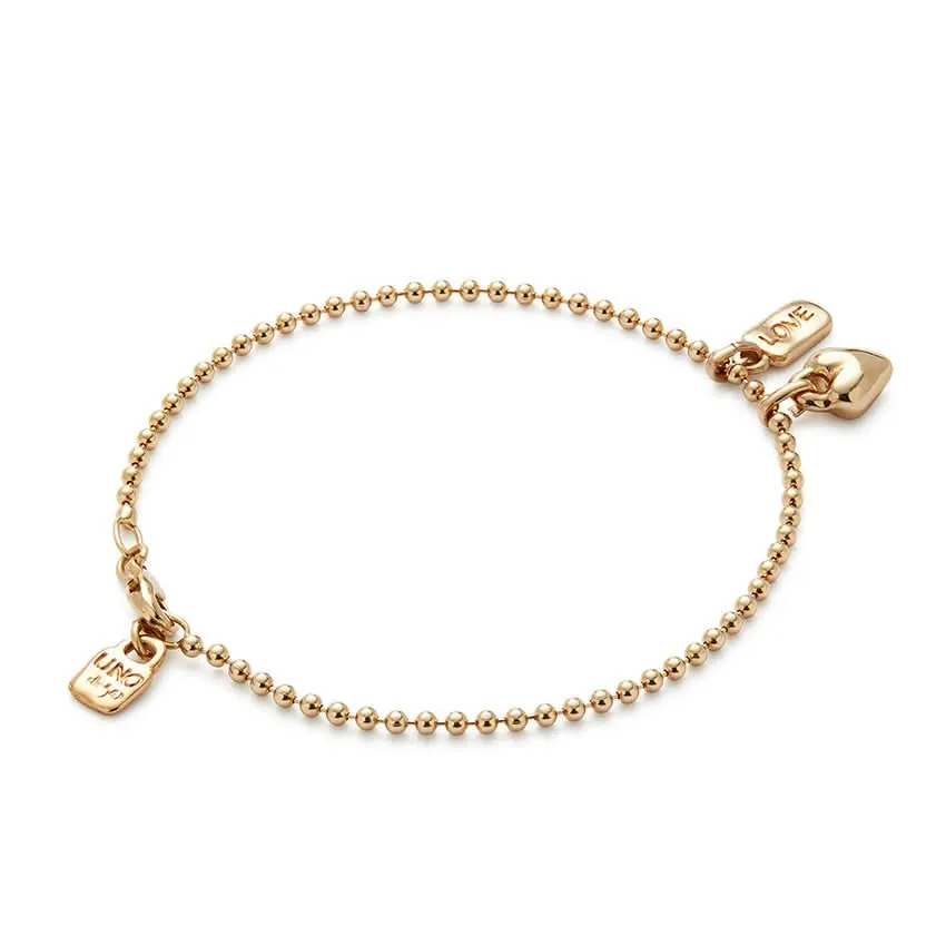 Bracelet en or plaqué 18 carats Ser Unico PUL2561ORO0000 Unode50 Bijoux et Accessoires