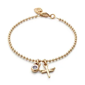 Bracelet Ser Unico Violet en Or Plaqué 18k PUL2562MORORO0 Unode50 Bijoux et Accessoires