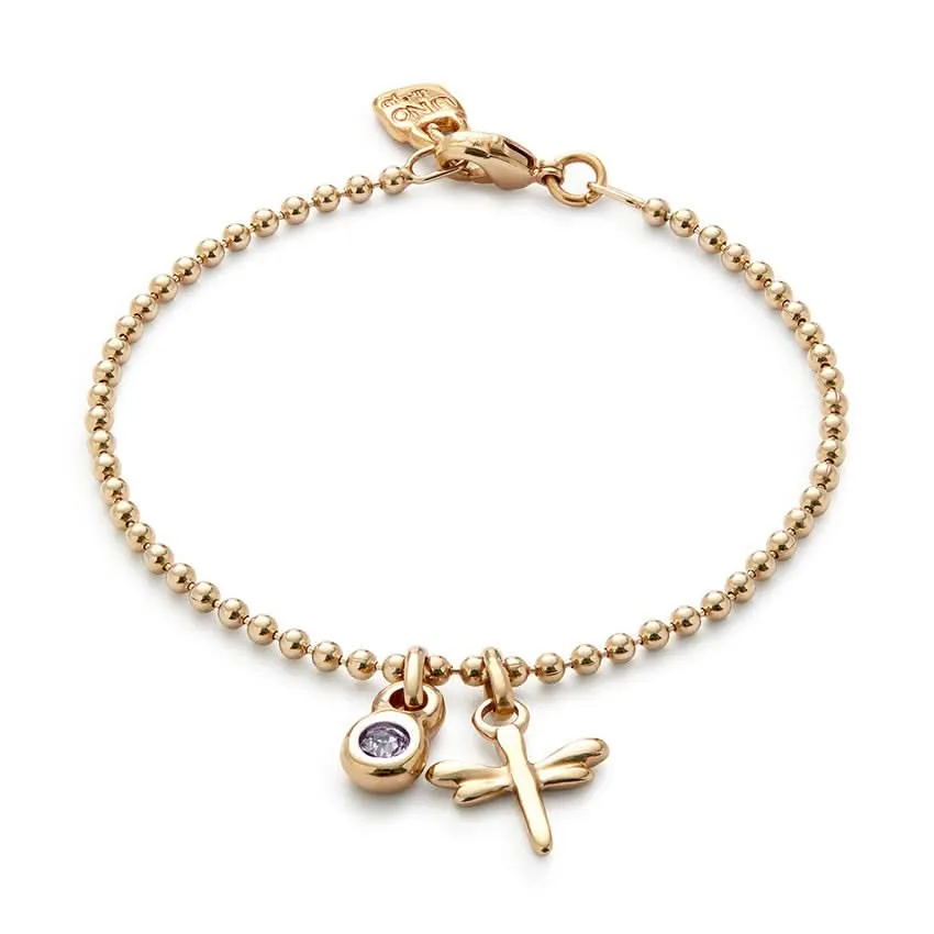 Bracelet Ser Unico Violet en Or Plaqué 18k PUL2562MORORO0 Unode50 Bijoux et Accessoires