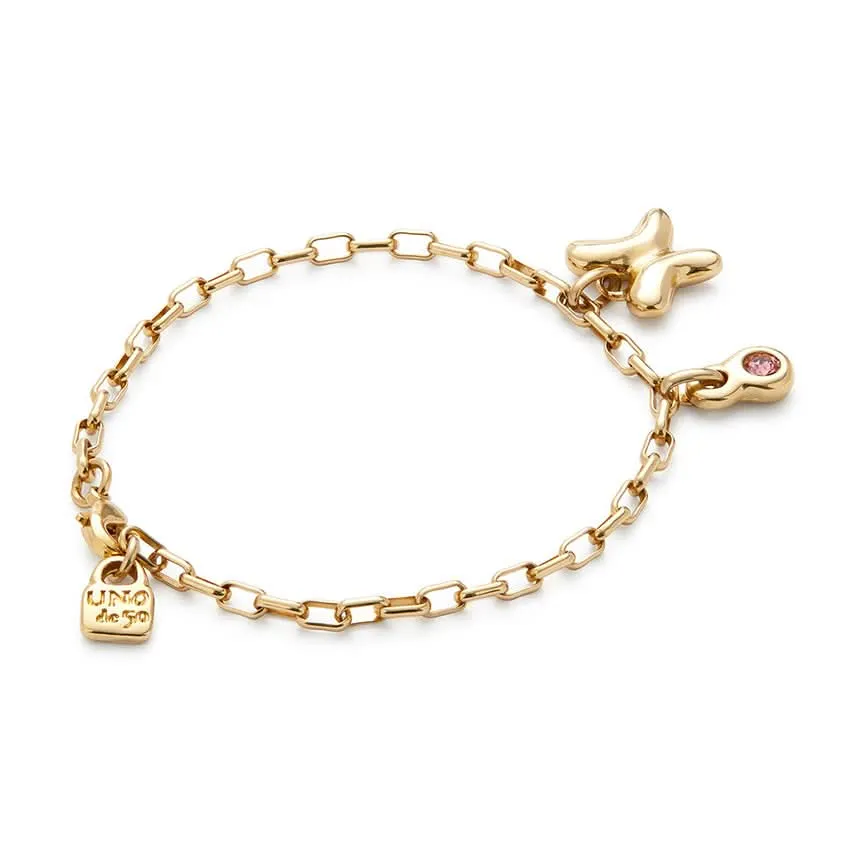 Bracelet Ser Unico Violet Plaqué Or 18k PUL2570MORORO0 Unode50 Bijoux et Accessoires