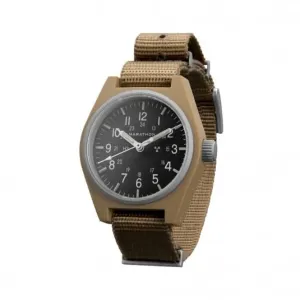 Montre mécanique polyvalente (GPM) en nylon DEFSTAN 34mm couleur sable désert