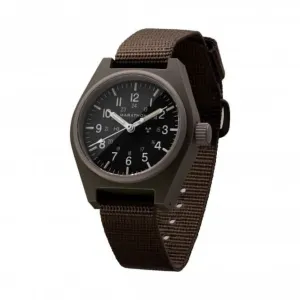 Montre mécanique polyvalente (GPM) en nylon balistique vert sauge 34mm