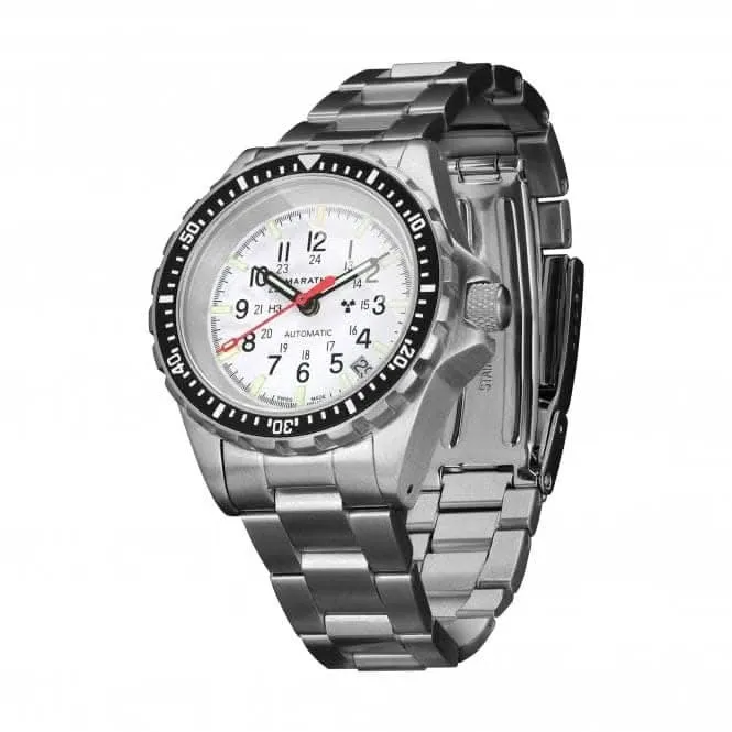 Montre automatique de plongée moyenne Arctic Edition 36mm (MSAR Auto) en acier inoxydable