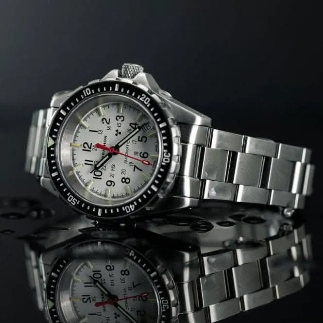 Montre automatique de plongée moyenne Arctic Edition 36mm (MSAR Auto) en acier inoxydable