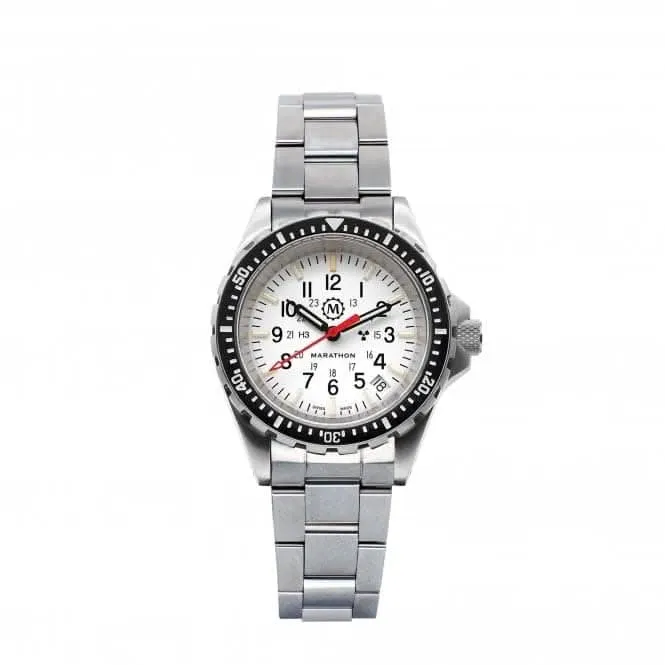Montre à quartz plongeuse moyenne Arctic Edition 36mm (MSAR Quartz) en acier inoxydable