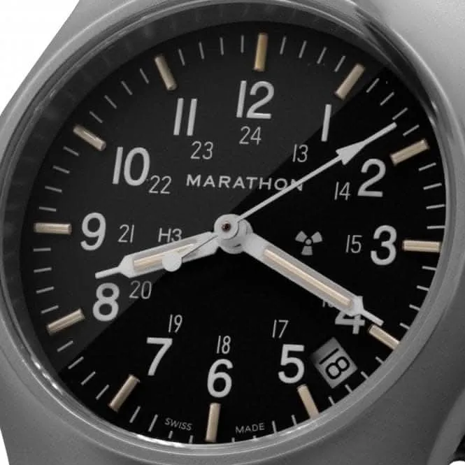 Montre à quartz Officer 36mm avec date (GPQ-D) en nylon balistique