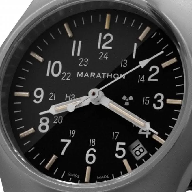 Montre Quartz Officier 36mm avec Date (GPQ-D) Nylon DEFSTAN