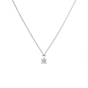 Pendentif solitaire en zirconium cubique à 4 griffes 0.50ct P4917 Diamonfire Jewellery