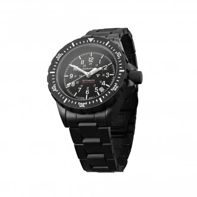 Montre automatique de plongée grande taille 41mm Anthracite (GSAR) en acier inoxydable