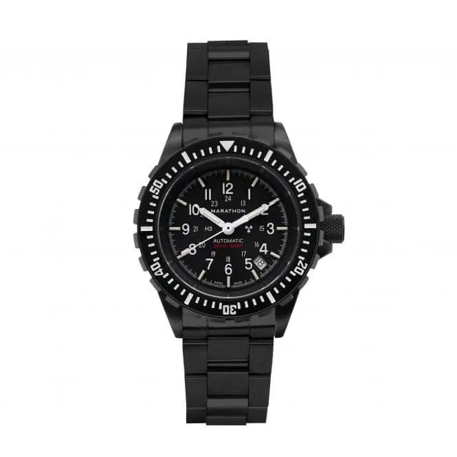 Montre automatique de plongée grande taille 41mm Anthracite (GSAR) en acier inoxydable