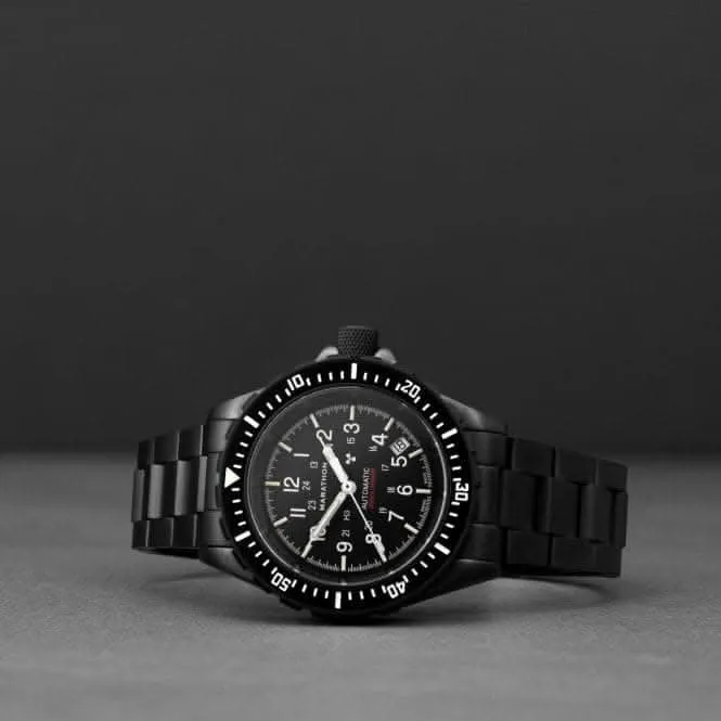 Montre automatique de plongée grande taille 41mm Anthracite (GSAR) en acier inoxydable