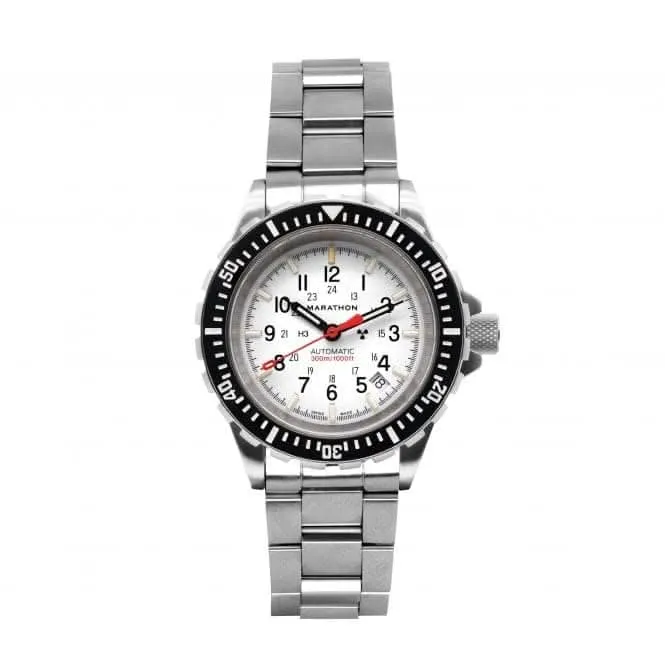 Montre automatique de plongée grande taille 41mm Arctic Edition en acier inoxydable (GSAR)