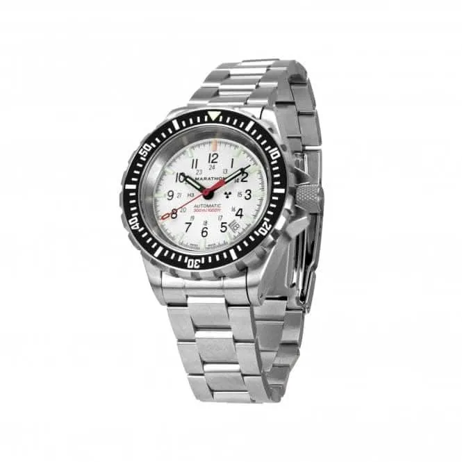 Montre automatique de plongée grande taille 41mm Arctic Edition en acier inoxydable (GSAR)