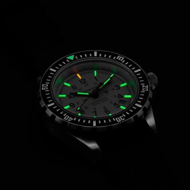 Montre automatique de plongée grande taille 41mm Arctic Edition en acier inoxydable (GSAR)