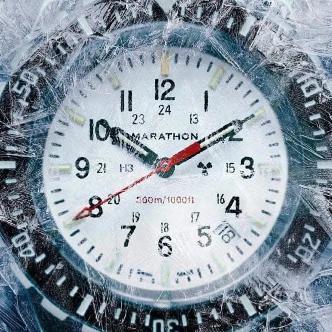 Montre à quartz plongeante grande taille Arctic Edition 41mm (TSAR) en acier inoxydable
