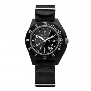 Montre Navigator Date Nylon DEFSTAN 41mm Noir pour Pilote