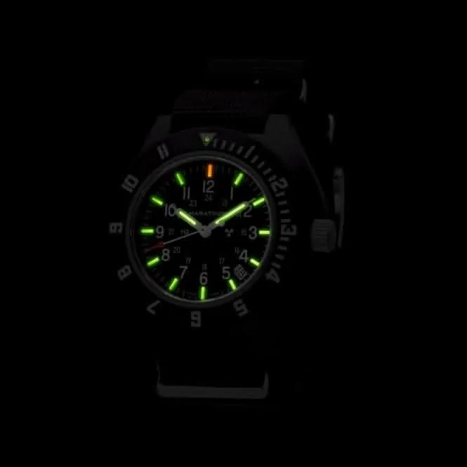 Montre Navigator Date Nylon DEFSTAN 41mm Noir pour Pilote