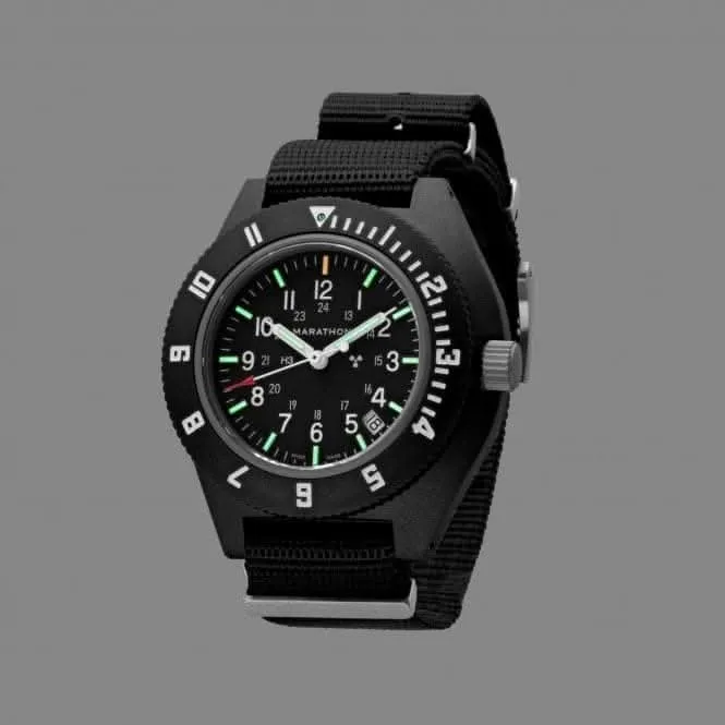 Montre Navigator Date Nylon DEFSTAN 41mm Noir pour Pilote
