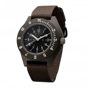 Montre Navigator en nylon balistique vert sauge 41mm