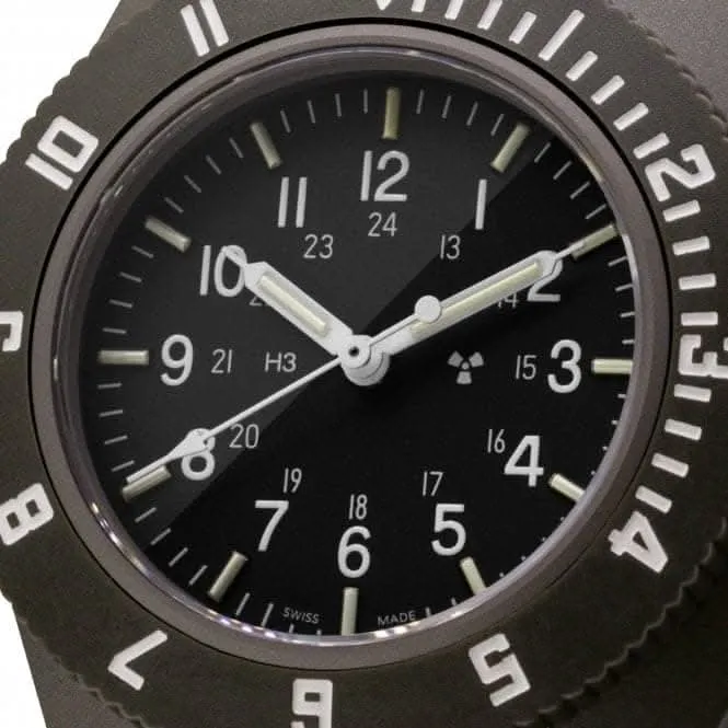 Montre Navigator en nylon balistique vert sauge 41mm