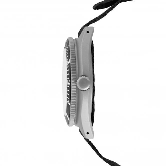 Montre en acier Navigator Date (SSNAV-D) 41mm avec bracelet en nylon balistique