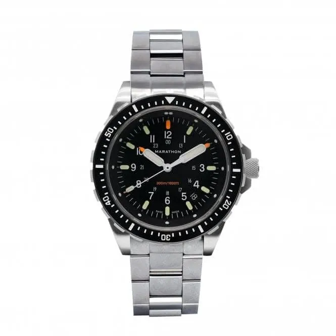Montre en acier inoxydable plongeur Jumbo 46mm Quartz (JSAR)