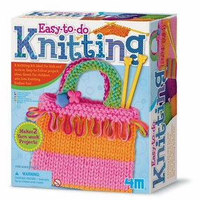 4M - Easy to Do Knitting Art Kit