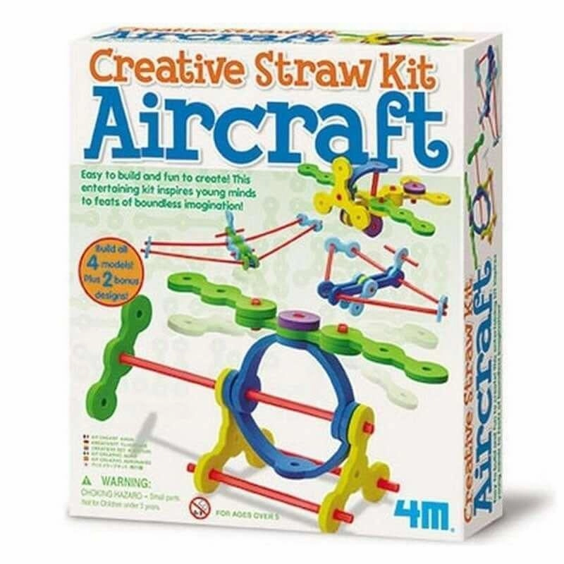 4M Creative Straw Aircraft Kit