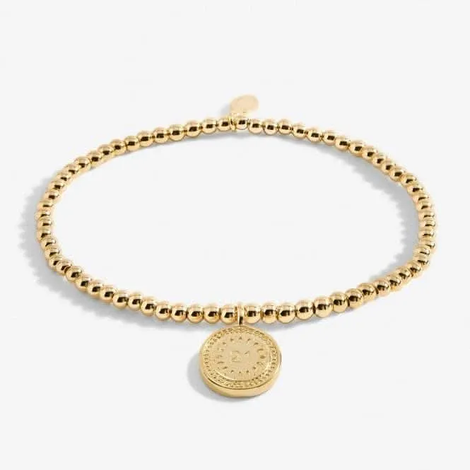 Un petit bracelet extensible plaqué or de 17,5 cm pour un 21e anniversaire 6988 Joma Jewellery