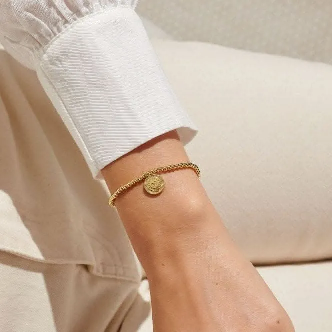 Un petit bracelet extensible plaqué or de 17,5 cm pour le 30e anniversaire 6989 Joma Jewellery