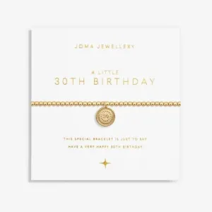 Un petit bracelet extensible plaqué or de 17,5 cm pour le 30e anniversaire 6989 Joma Jewellery