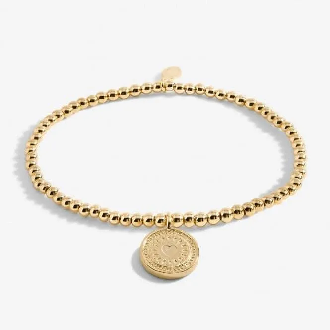 Un petit bracelet extensible plaqué or de 17,5 cm pour le 50e anniversaire 6991 Joma Jewellery