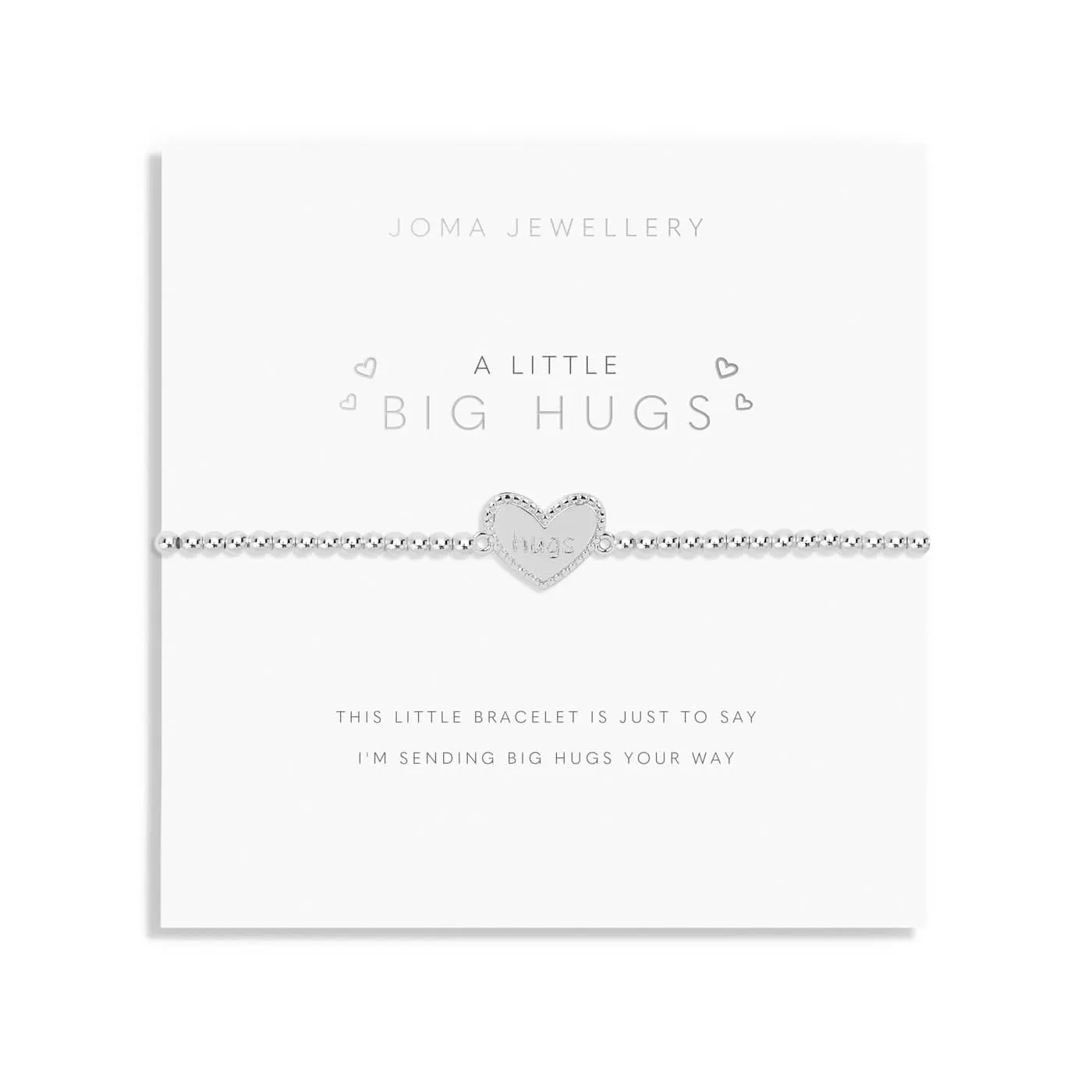 Un bracelet plaqué argent Little Big Hugs 7403 de Joma Jewellery