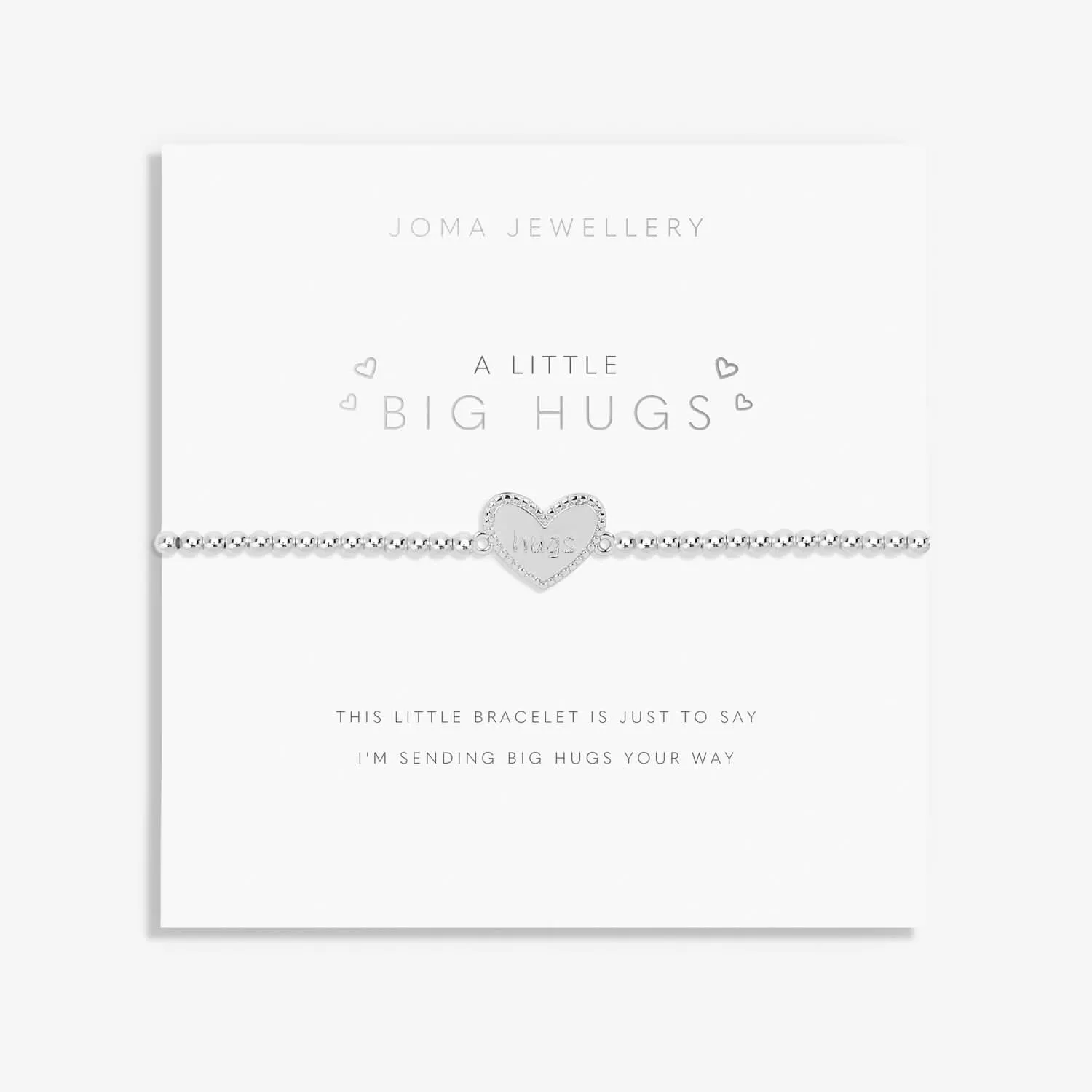 Un bracelet plaqué argent Little Big Hugs 7403 de Joma Jewellery